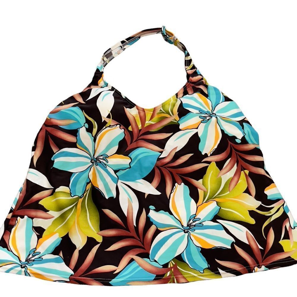 Silhouette Solutions Tankini Top Sz 16W